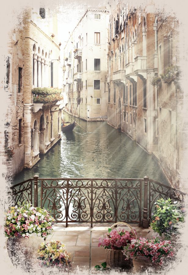 Картина на холсте Старинная Венеция, арт hd1845001
