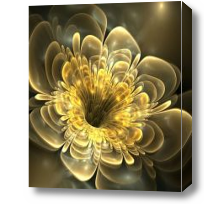 Картина 3D фрактальный цветок