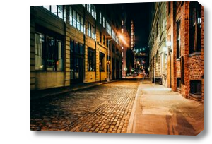 Картина Ночная улочка