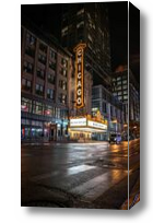 Картина Ночные улицы Чикаго