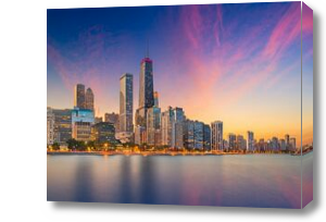 Картина Панорама Чикаго